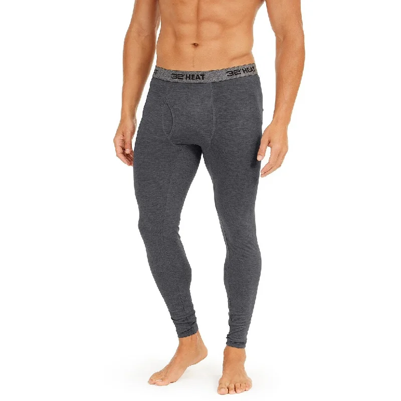 men's tapered workday olive pants-32 Degrees Men's Base Layer Leggings Gray Size Medium