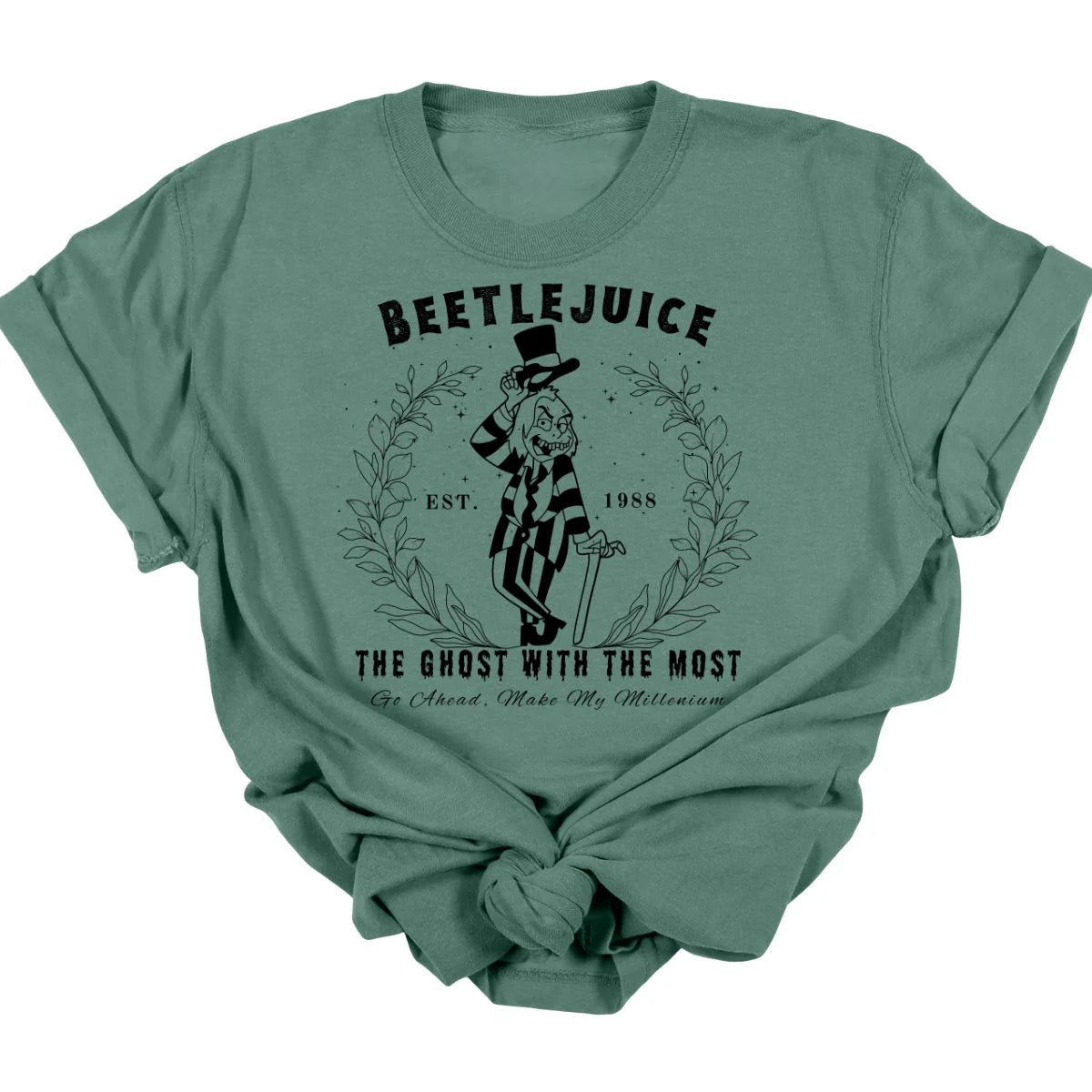 Men's short-sleeve sustainable upcycled tee-Beetle Tee  *MADE TO ORDER*