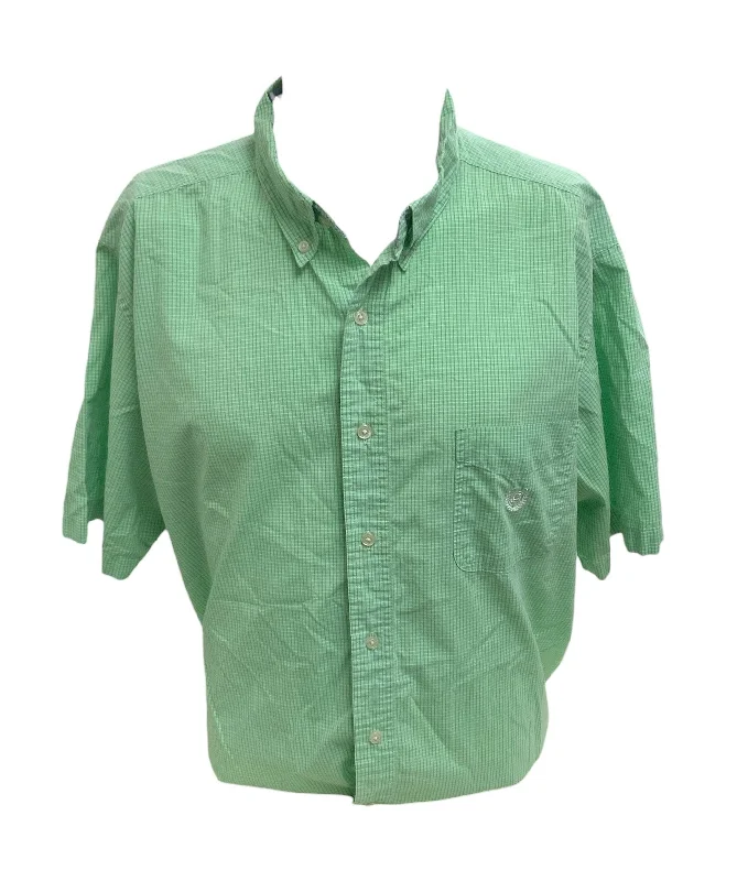 Chaps Men's Shirt Green 2X