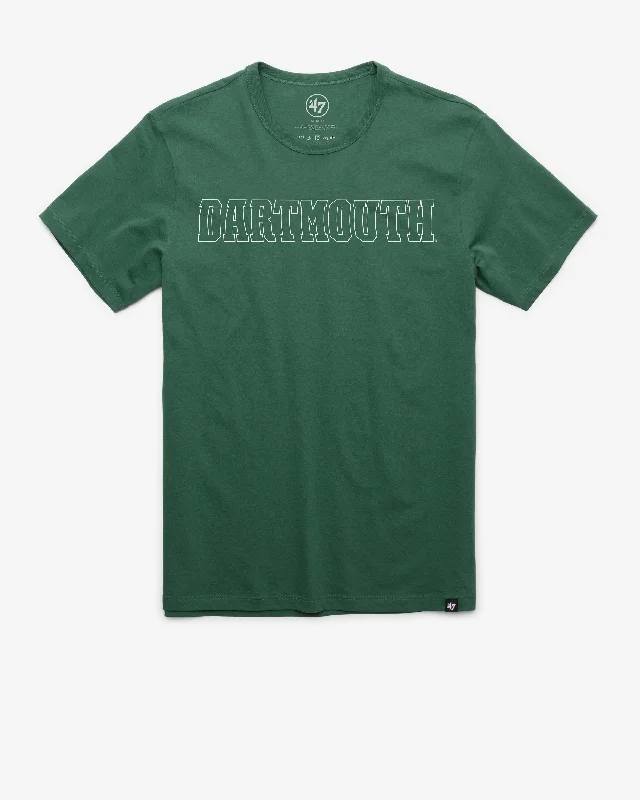 Men's short-sleeve deep classic-muted-fresh-firm-patchwork top-DARTMOUTH COLLEGE BIG GREEN PREMIER '47 FRANKLIN TEE