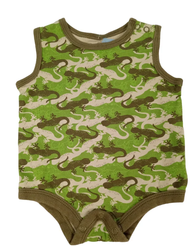 Garanimal Boy's Onesie Green 6-9