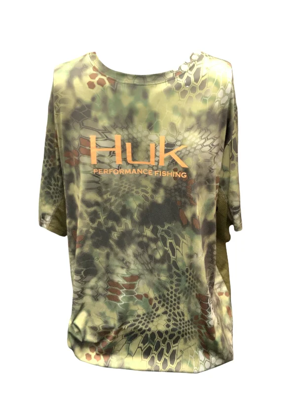 Huk Men's Fishing Shirt Olive 3XL