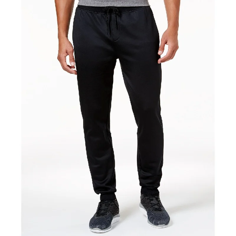 men's slim fit festival blue pants-Ideology Men's Perfomance Casual Jogger Pants Black Size X-Large