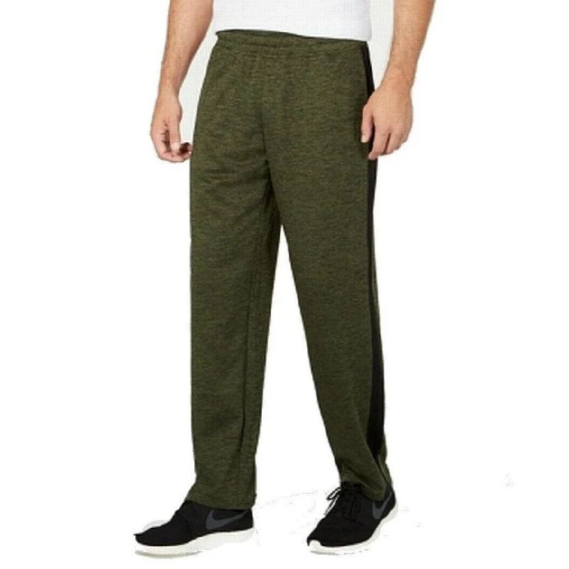 men's relaxed formal dinner olive pants-Ideology Men's Track Pants Green Size XXX-Large