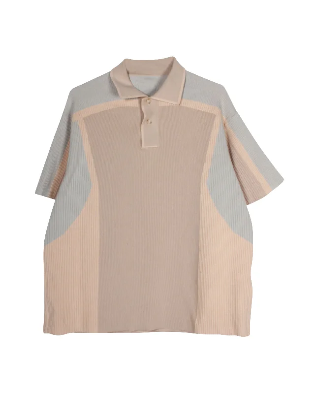 Men's short-sleeve lightweight flex shirt-Jacquemus Le Polo Blé Polo Shirt in Beige Cotton