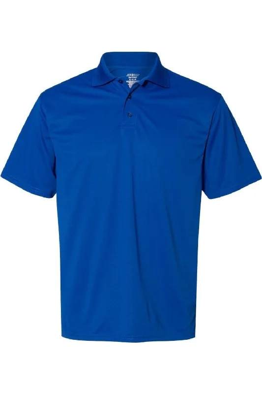 Men's short-sleeve cool handcrafted-flax shirt-JERZEES Dri-Power Performance Polo