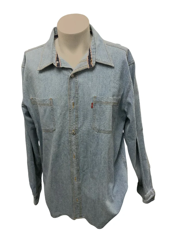 Levis Men's Shirt Denim XL