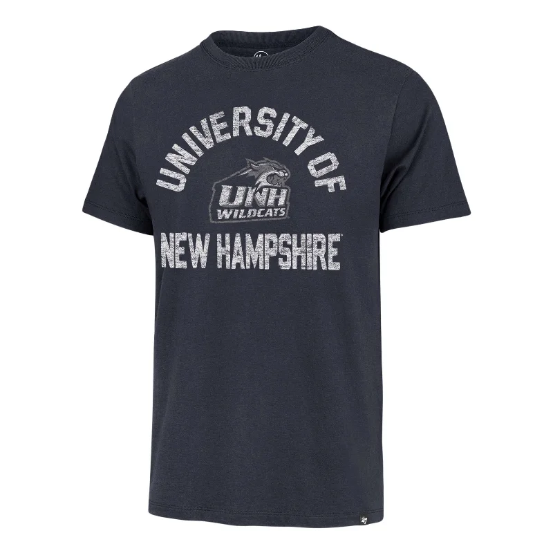 Men's short-sleeve soft lilac top-NEW HAMPSHIRE WILDCATS UNH RETROGRADE '47 FRANKLIN TEE