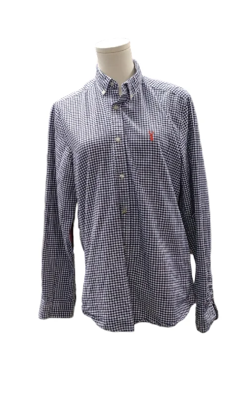 Next Men's Shirt Blue Regular Fit  M