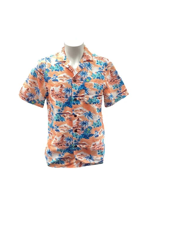 NWT Tropical Storm Men's Shirt Orange S