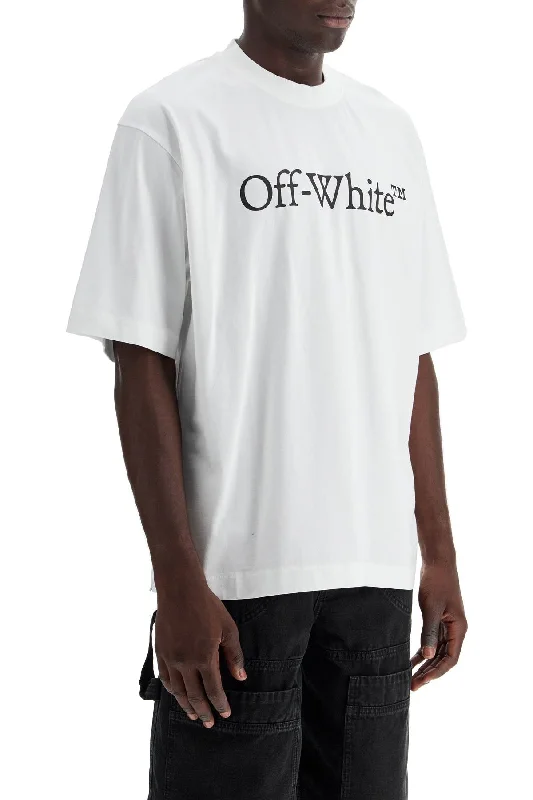 Men's short-sleeve retro cool-rugged-downtime top-Off-White "oversized T-Shirt With