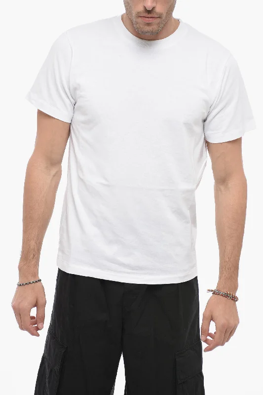 Men's short-sleeve trendy bright-deep-tailgate top-Off-White Set Of 3 T-Shirts With Back Logo Print