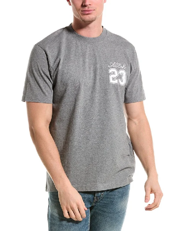 Men's short-sleeve neutral faint-taupe top-Off-White T-Shirt