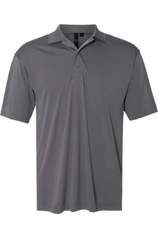 Men's short-sleeve subtle fuzzy-touch tee-Sierra Pacific Value Polyester Polo