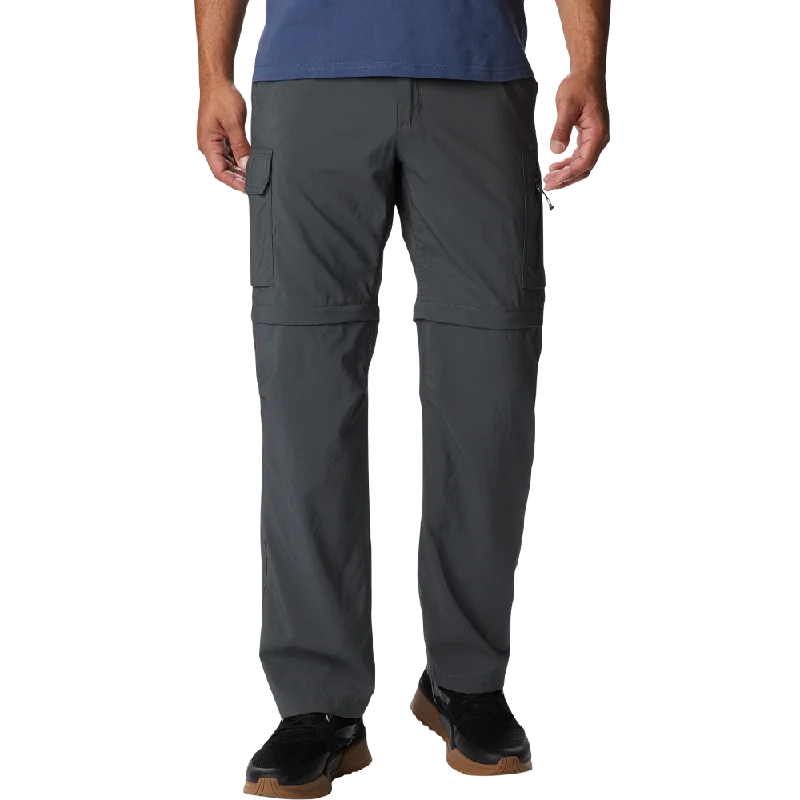 men's straight leg commute olive pants-Men's Silver Ridge Utility Convertible Pant