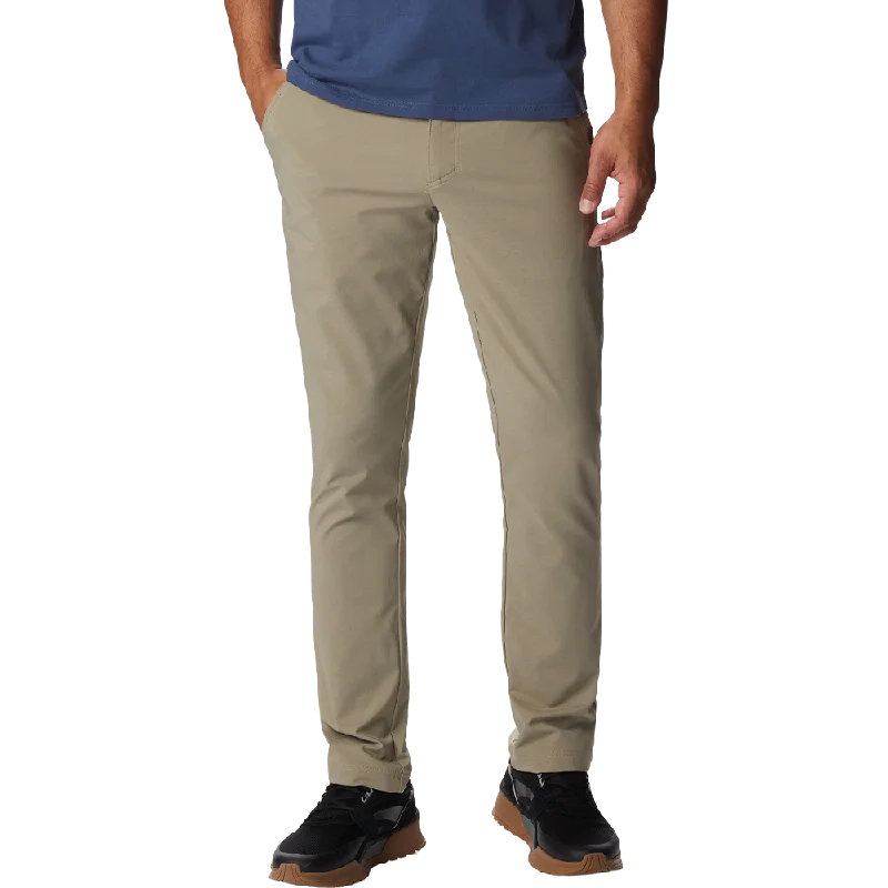 men's athletic gym beige pants-Men's Tech Trail II Pant - Long