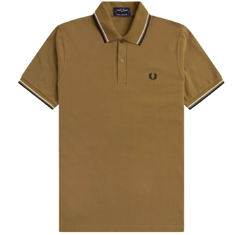 Men's short-sleeve warm stylish-full-sweat-wicking shirt-Twin Tipped Polo In Shaded Stone/ice Cream/black