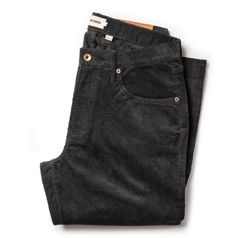 men's waterproof hiking black pants-The Democratic All Day Pant in Coal Cord