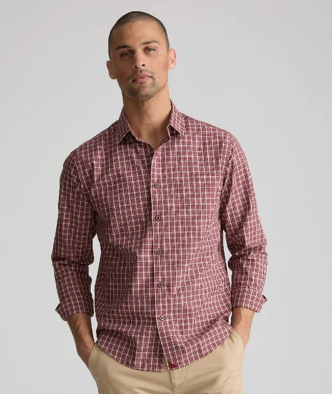 men's flat-front evening brown pants-Wrinkle-Free Gisborne Shirt - FINAL SALE