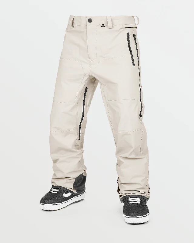 men's tailored outdoor olive pants-Mens Guide Gore-Tex Pants - Stone