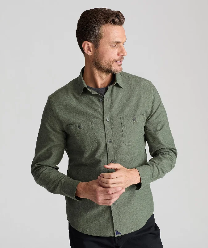 men's athletic gym gray pants-Flannel Hemsworth Shirt - FINAL SALE