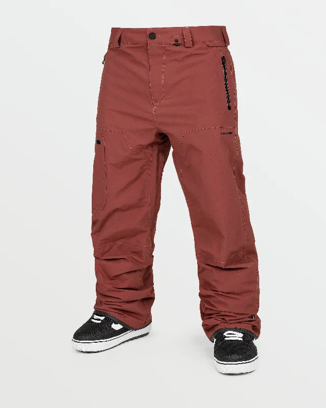 men's tapered workday blue pants-Mens L Gore-Tex Pants - Redwood