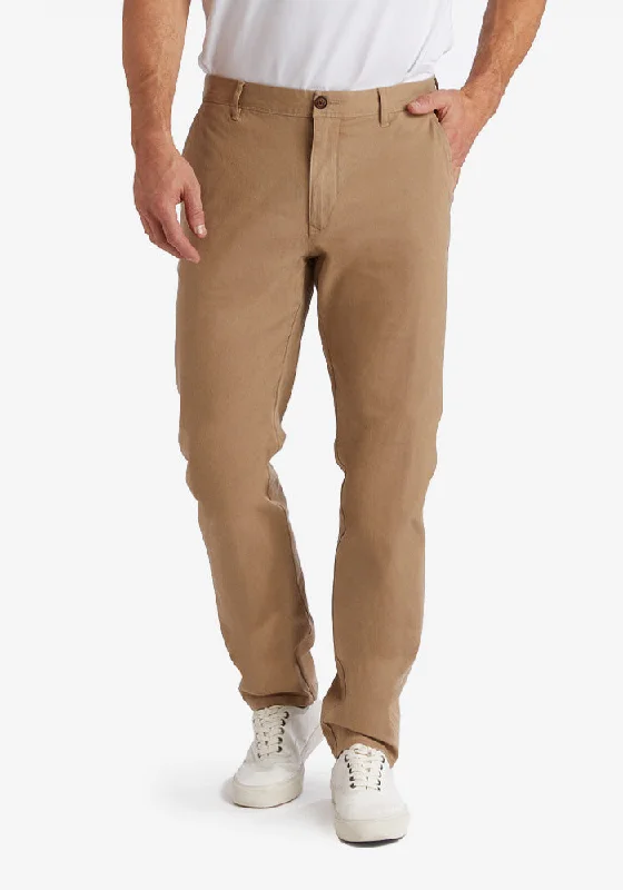 men's pleated travel white pants-The Twill Chino Charles