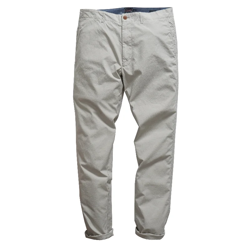 men's waterproof hiking red pants-Randolph End On End Stretch Pants - Dove Khaki (Final Sale)