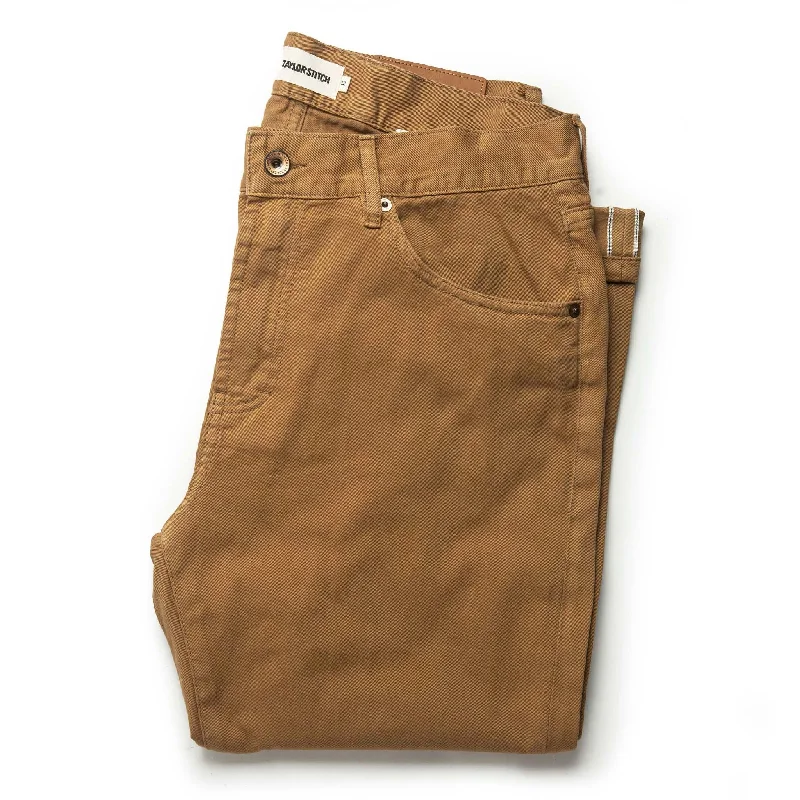 men's straight leg commute gray pants-The Slim All Day Pant in British Khaki Selvage